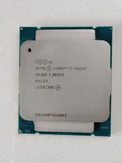 Intel Core i7-5820K 6-Core 3.3 GHz CPU, View more