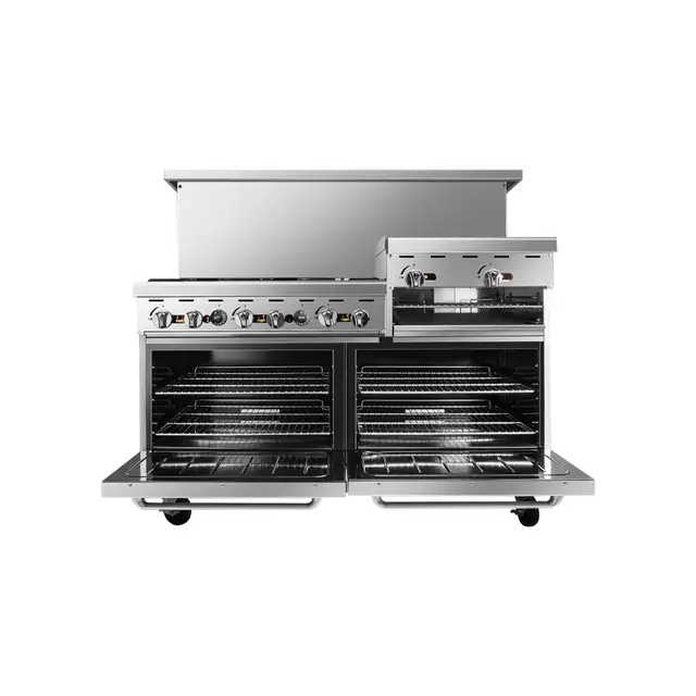 Atosa AGR-6B24RGB 60" 6 Burner With 24" Griddle Stove Top Range in Other in City of Toronto - Image 5