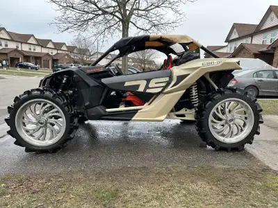 Set of 24 fuel rims and motohavoks 37x8.5r24 sold the maverick so no use for them anymore will fit s...