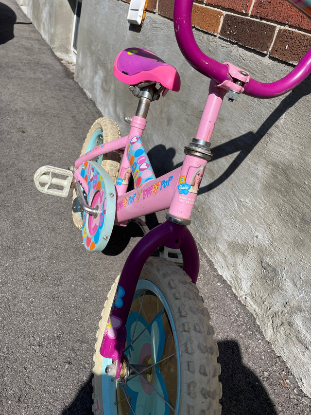 Girls Barbie bike small only $20!  in Kids in St. Catharines - Image 4