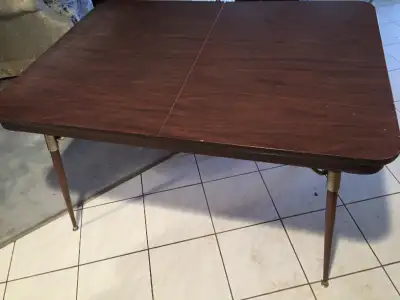 Vintage 1953 dining room table with durable top. I deliver!, View more