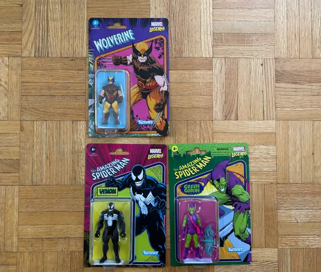 Hasbro Marvel Legends Kenner Retro Collection Figures
