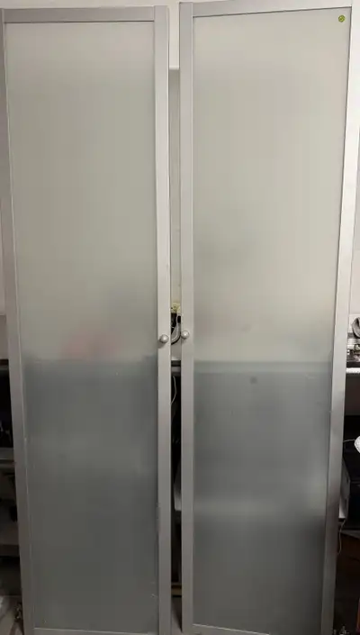 These IKEA Pax wardrobe doors are stylish and functional, perfect for upgrading your storage space....