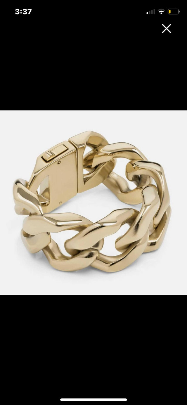Gold VITALY Bracelet heavy  chain Gold Havoc Authentic in Jewellery & Watches in City of Toronto - Image 3