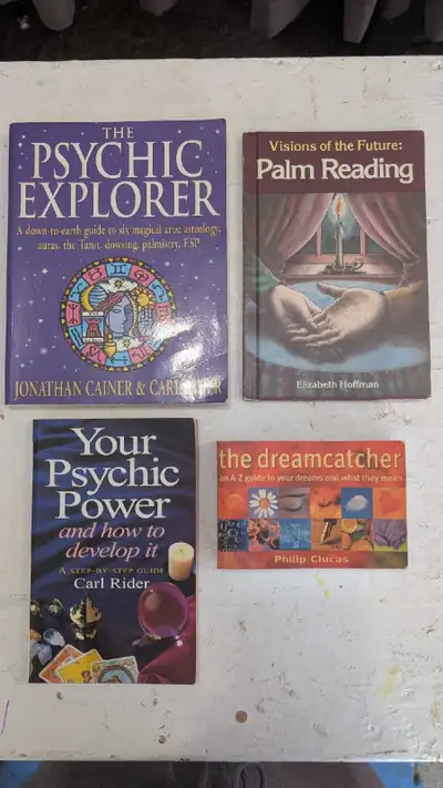 Collection of Four New Age/Occult Books / psychic/ dream, View more