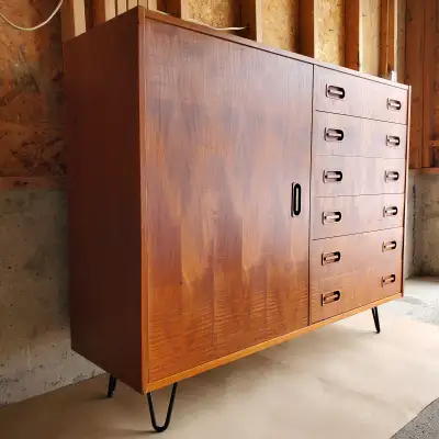 Mid Century Danish Teak by Dyrlund Dresser Credenza Sideboard, View more