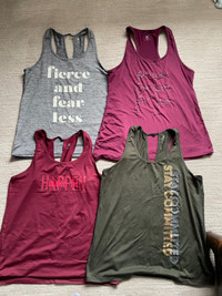 Champion and Under Armour tanks and short sleeve Ts
