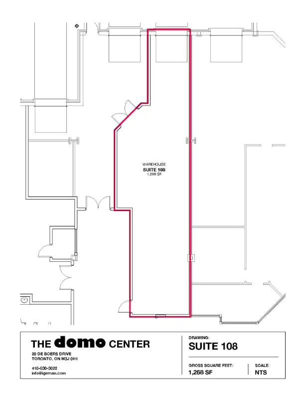 Private warehouse with a loading dock in Commercial & Office Space for Rent in City of Toronto - Image 5