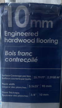 825 sf of Engineered Hardwood Flooring