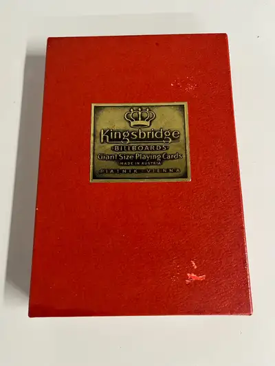 Vintage Boxed Giant Size Playing Cards, View more