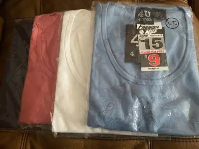 4 Woman Tshirts XL Price firm, View more