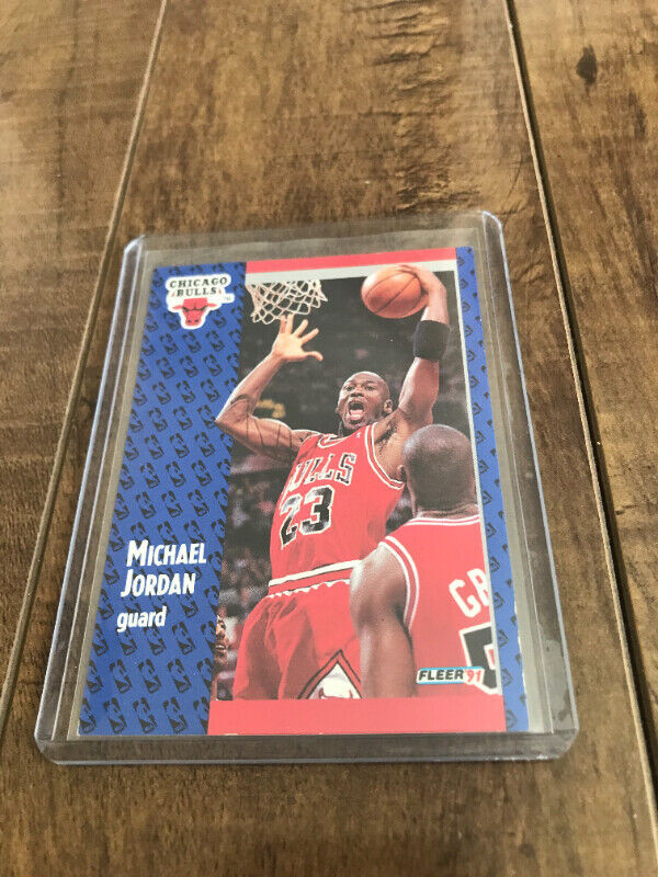 MICHAEL JORDAN BASKETBALL  3 CARDS + 1 CHRIS WEBBER CARD in Arts & Collectibles in City of Toronto - Image 2