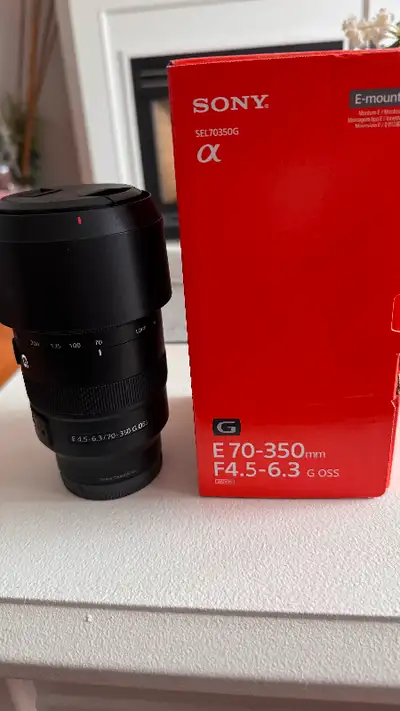 For sale a Sony e-mount 70-350 f4.5-6.3 lens. I am the original owner and it was purchased from an a...