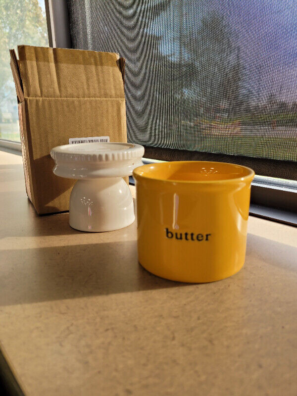 French style butter crock . Brand new in box giftable Cash SALE in Kitchen & Dining Wares in Mississauga / Peel Region - Image 3