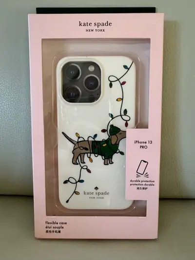 Kate Spade iPhone 13 Pro case features a delightful Christmas de, View more