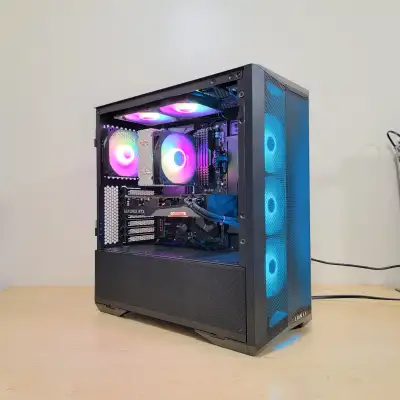 ***AVAILABLE IF AD IS VISIBLE*** High-End Gaming / Work / School PC with tempered glass case, can pl...