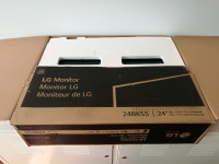 Brand New Open Box 24" LG LED Monitor - $180
