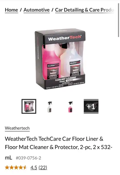 Selling a complete TechCare car detailing bundle – all items are brand new, unused. Perfect for keep...