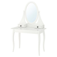 IKEA Dressing table with mirror, white