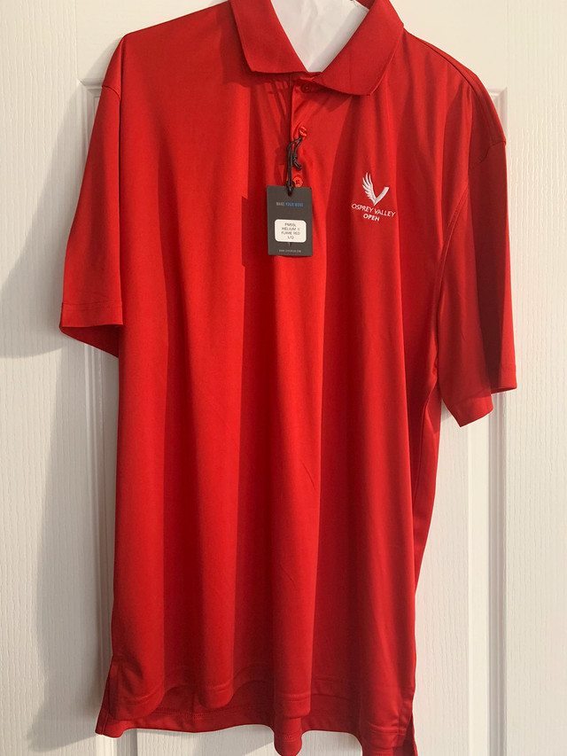Golf Polo - Red Sz L - Brand New in Men's in Oakville / Halton Region - Image 2