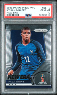 2018 PRIZM KYLIAN MBAPPE NEW ERA ROOKIE PSA 10 GEM MINT!!!