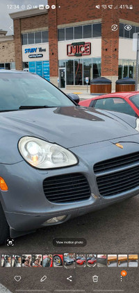 2004 Porsche Cayenne turbo 955 hood hail marks