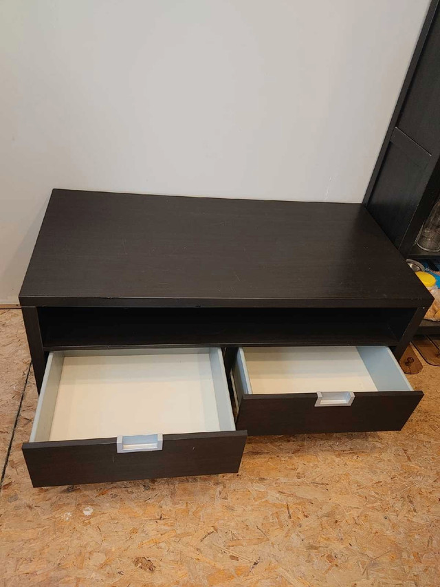Beautiful TV Stand With Wheels & 2 Drawers in TV Tables & Entertainment Units in Mississauga / Peel Region - Image 3