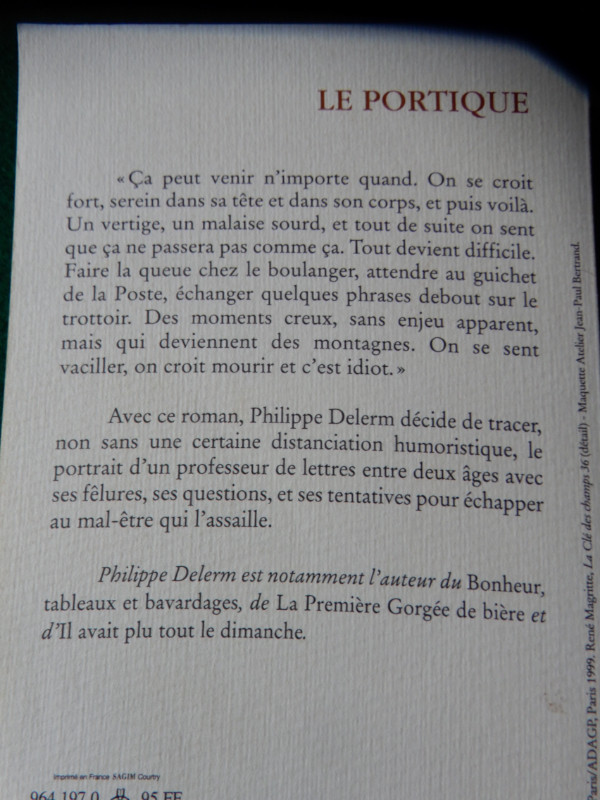 Philippe DELERM cinq (5) petits BIJOUX littéraires dans Ouvrages de fiction  à Sherbrooke - Image 2