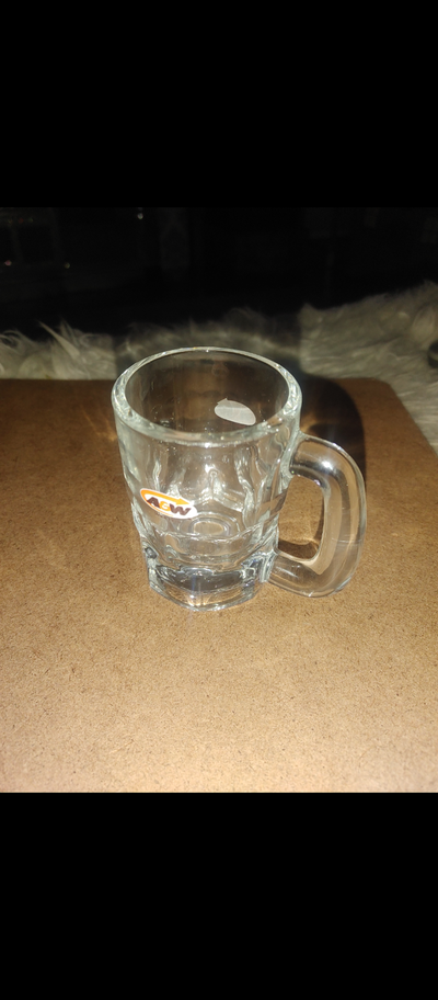 A@W - MINI COLLECTABLE GLASS MUG. - BOOTH #226, View more