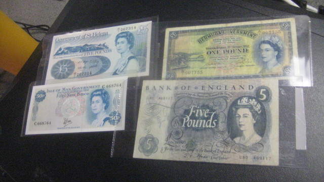 Queen Elizabeth The 2nd Foreign paper money in Arts & Collectibles in Edmonton