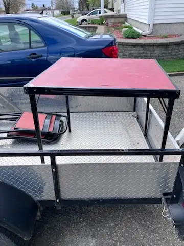 Table de jeu/d'activités pliante avec 4 chaises pliantes, View more