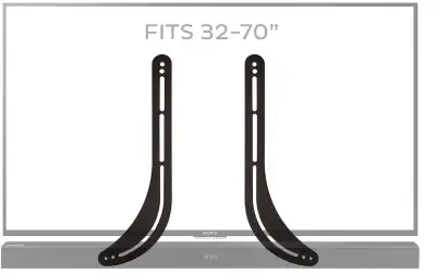 Universal TV Sound Bar Bracket SB-39 1-Pair (Left/Right) Bratech, View more