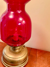 Vintage gas lamp converted to electric