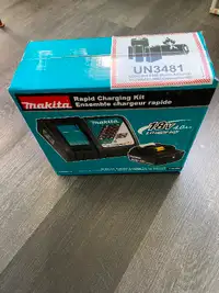 Makita 4ah lxt battery and Rapid Charger Set