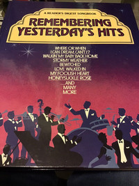 Remembering Yesterday’s Hits Songbook