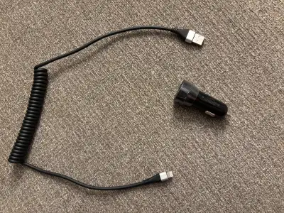 Coiled Lightning Cable 3FT iPhone Cable for Car, View more