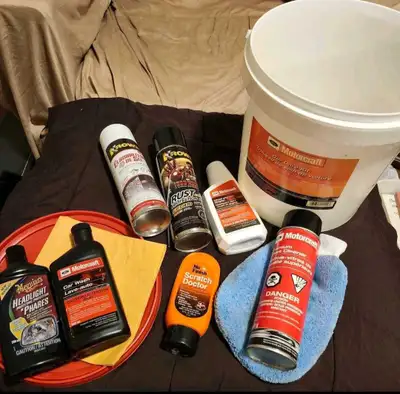 Car Wash Spray Glass Cleaner Spray Wheel &Tire Cleaner Spray Shimmy glove & Towel Wash Bucket Salt E...
