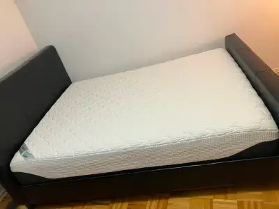 Lightly used Mattress & Bed-frame for sale!, View more