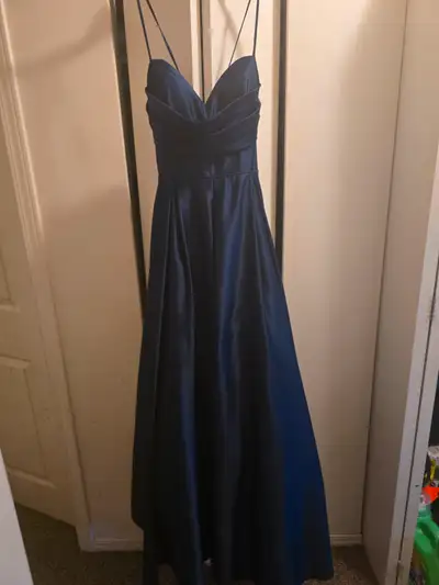 Navy blue dress, View more
