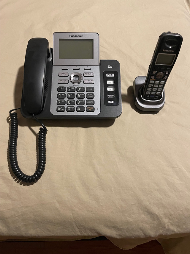 Panasonic vTech 2-line Cordless Phone in Home Phones & Answering Machines in Kitchener / Waterloo - Image 3