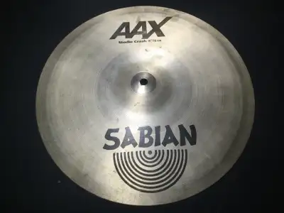 Sabian AAX 15" and 16"  Studio Crashes, View more