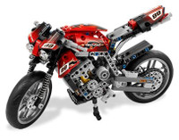 Lego 8051 Motorbike Moto Technic Riding cycle Année 2010