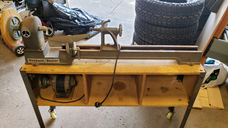 Wood lathe rockwell for sale  