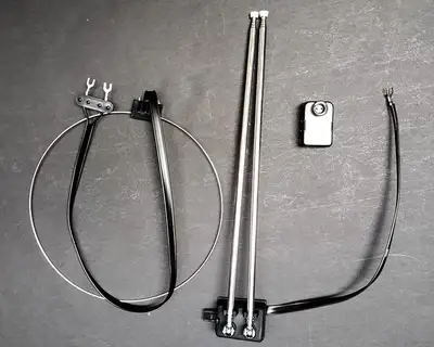 New Rabbit Ears Indoor B&W TV Antenna, Extendable Dipoles, Loop, View more