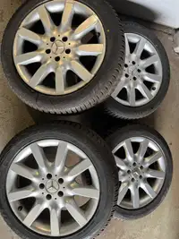 255/45R18 Tires on Mercedes alloy rims 