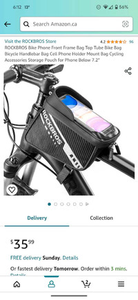 Rockbros Bike Cell Phone Holder/Glove bag