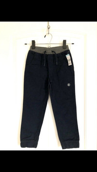 Navy Blue & Black • Boys Pants • Size M (5/6)