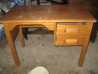 Antique Oak Child / Student Desk