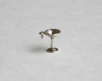 Vintage 1970's Sterling Silver 92.5 Martini Glass Charm