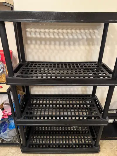 TuffStore 4-Shelf Resin Plastic Storage Rack, View more
